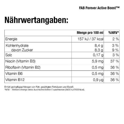 FAB Forever Active Boost™ (12er Pack) (-15%)