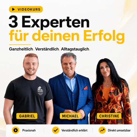 3 Experten. Ein gemeinsames Ziel.