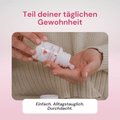 Forever Absorbent-D Presslinge in Hand einer Frau