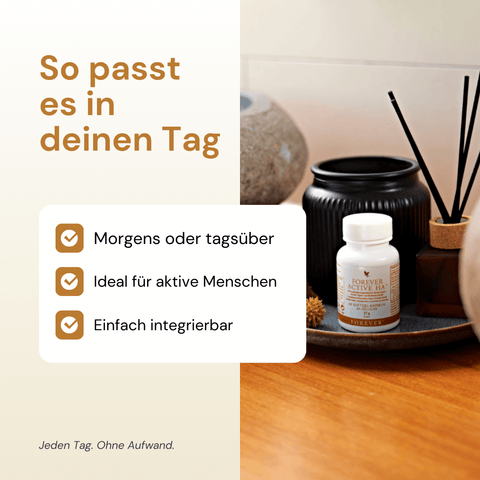 Forever Active HA –Hyaluronsäurekapseln - Anwendungstipps