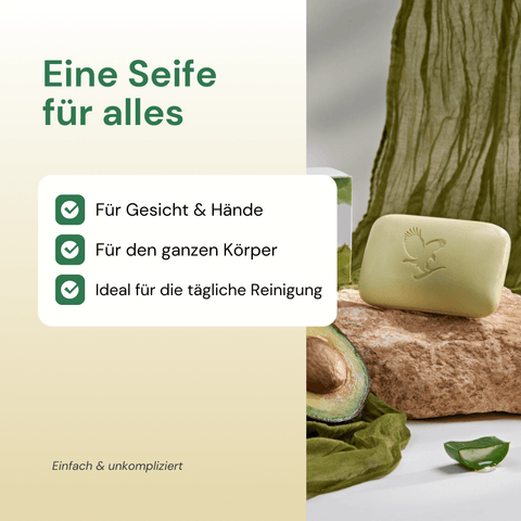 Aloe Avocado Seife – sanfte Reinigung ohne Austrocknen für jeden Tag