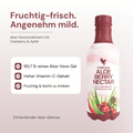 Aloe Berry Nectar mit 90,7 % Aloe-Vera-Gel, fruchtig und leicht zu trinken