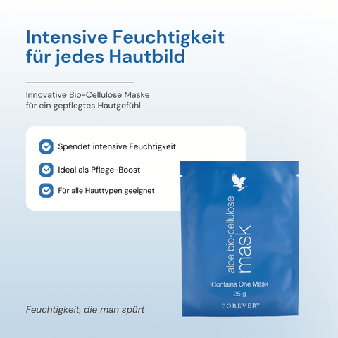 Forever Aloe Bio-Cellulose Gesichtsmaske