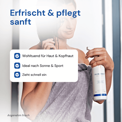 Aloe First – spendet Feuchtigkeit, vielseitig anwendbar, erfrischend