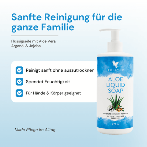 Aloe Liquid Soap - milde Seife für Hände und Körper