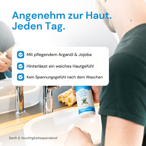 Aloe Liquid Soap - eine Seife für Hände und Körper – für die tägliche Reinigung