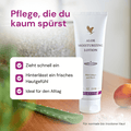 Infografik: Forever Aloe Moisturizing Lotion – leichte Feuchtigkeit für die tägliche Körperpflege