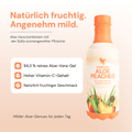 Forever Aloe Peaches – Aloe-Vera-Getränk mit Pfirsichgeschmack, 1 Liter