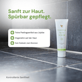 Infografik: Forever Aloe Scrub – sanftes Peeling für glatte Haut