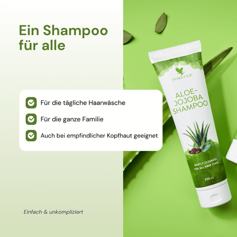 Aloe-Jojoba Shampoo – milde Reinigung und Pflege für jeden Tag