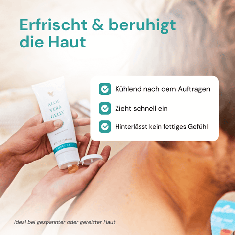 Forever Aloe Vera Gelly – kühlendes Aloe-Vera-Pflegegel für die Haut