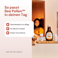 Infografik: Forever Bee Pollen – Presslinge mit Blütenpollen, Honig und Gelée Royal