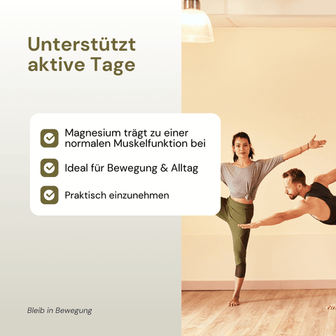 Mann und Frau beim Yoga - Forever Calcium für aktive Tage