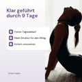 Forever C9 Entgiftung und Körper Reset Frau in Yoga Pose