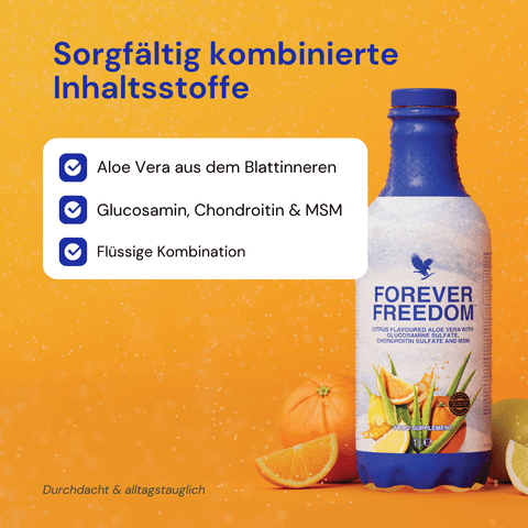 Forever Freedom 1 Liter – Nahrungsergänzung für den Alltag mit Aloe Vera und MSM