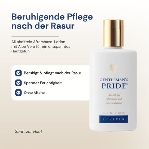 Forever Gentleman’s Pride – alkoholfreie Aftershave-Lotion mit Aloe Vera