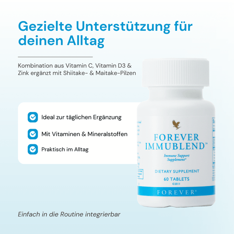 Forever ImmuBlend – Nahrungsergänzungsmittel mit Vitamin C, Vitamin D3 und Zink
