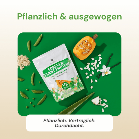 Forever Plant Protein aus pflanzlichem Eiweiß
