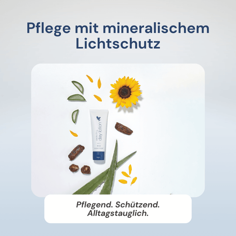 Forever Protecting Day Lotion mit Aloe Vera Blatt
