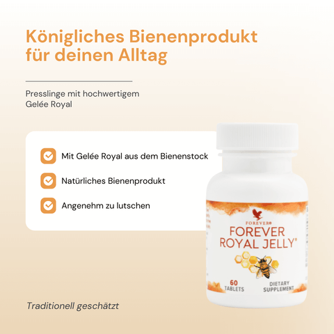 Forever Royal Jelly Presslinge mit hochwertigem Gelée Royal
