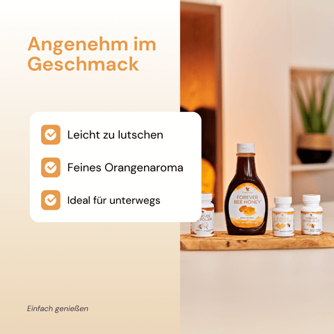 Forever Royal Jelly mit anderen Propolis Produkten von Forever Living