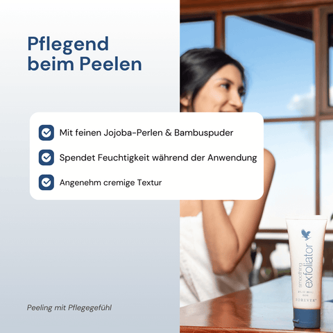 Forever Smoothing Exfoliator + Frau + Bulletpoints